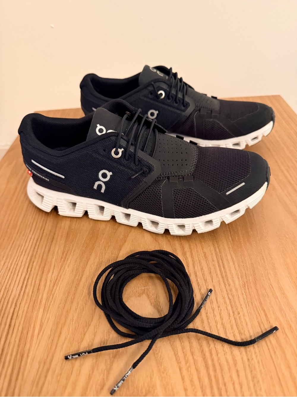 On Running Women's Black and White Cloudswift Sneakers